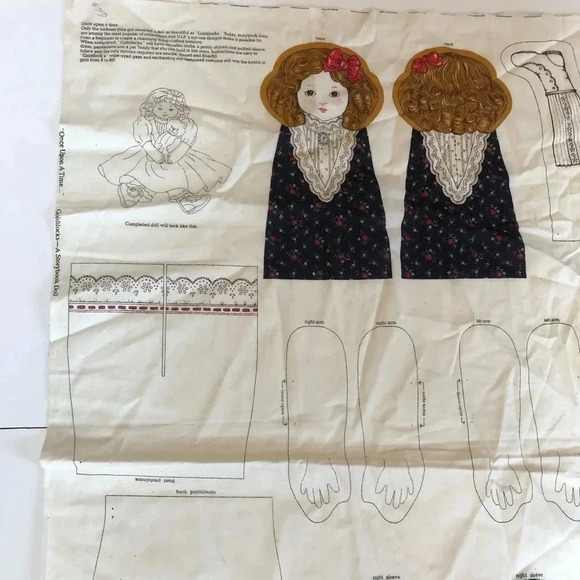 Vtg Cut  and Sew Goldilocks - Picture 1 of 6
